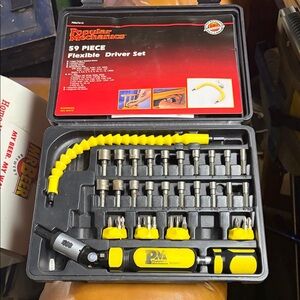 Popular Mechanics 59-Piece Flexible Driver Set - Yellow/Black